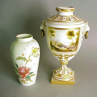 Lot 849 - Pair of Royal Worcester Gilt-Decorated...