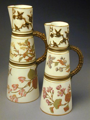Lot 821 - Group of Six Royal Worcester Gilt-Decorated...