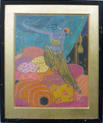 Lot 1261 - Georges Lepape French 1887-1971 PORTRAIT OF...