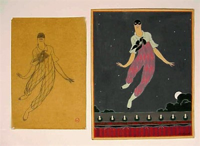 Lot 1262 - Georges Lepape French 1887-1971 DRAWING OF...