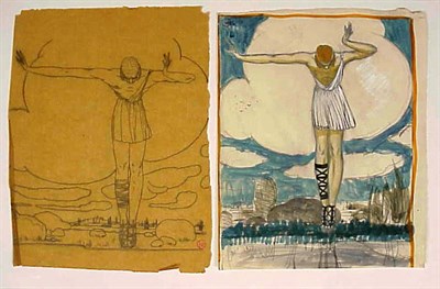 Lot 1263 - Georges Lepape French 1887-1971 DRAWING OF...
