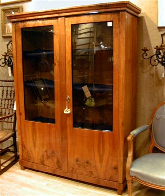 Lot 317 - Biedermeier Mahogany Two-Door Cabinet