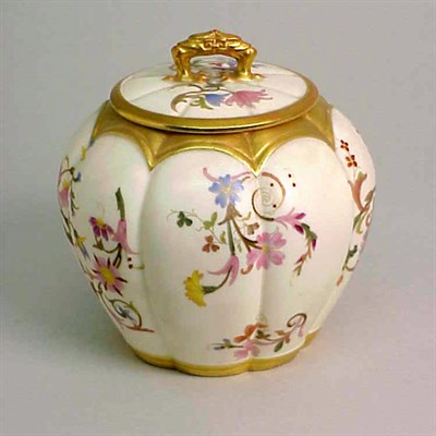 Lot 797 - Group of Three Royal Worcester Gilt-Decorated...