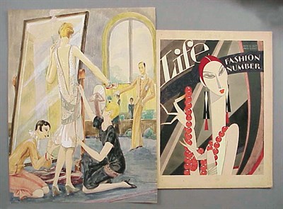 Lot 1259 - Jose de Zamora and Unknown Artist CHEZ JACQUES...
