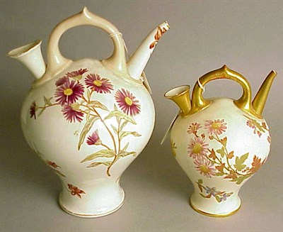 Lot 842 - Group of Four Royal Worcester Gilt-Decorated...