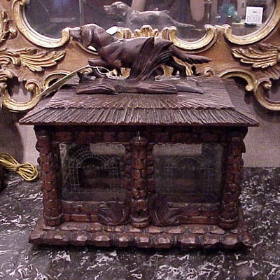 Lot 513 - Black Forest Walnut Liquor Cabinet