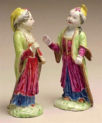 Lot 808 - Two Meissen-Inspired Chinese Export Porcelain...