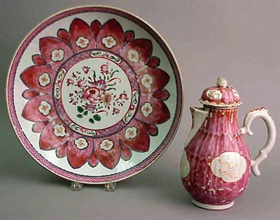 Lot 852 - Chinese Export Porcelain Famille Rose Lotus...
