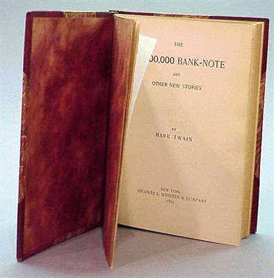 Lot 307 - CLEMENS, SAMUEL [MARK TWAIN] The 1,000, 000...