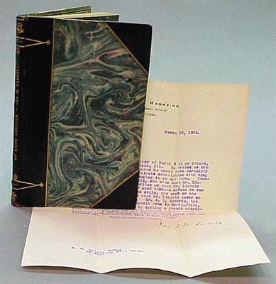 Lot 329 - [LINCOLN, ABRAHAM] Tarbell, Ida M. He Knew...