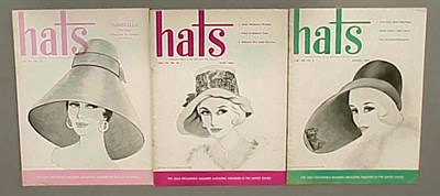 Lot 1331 - Hats Magazine 1950s Twenty issues of the rare...