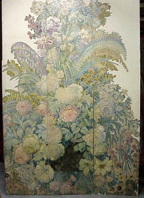 Lot 1313 - Joseph Urban Ziegfeld Theater Floral Mural...