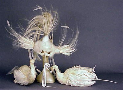 Lot 1291 - Bill Cunningham White Feather Mask and...
