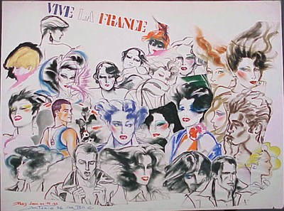 Lot 1237 - Antonio Model Montage 1960s Collage of paper...