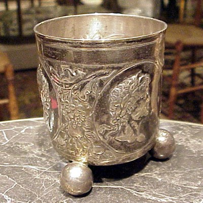Lot 325 - Continental Silver Footed Beaker Approximately...