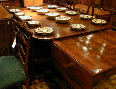 Lot 400 - George III Style Mahogany Double-Pedestal...