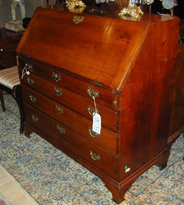 Lot 413 - Chippendale Cherry Slant-Front Desk New...