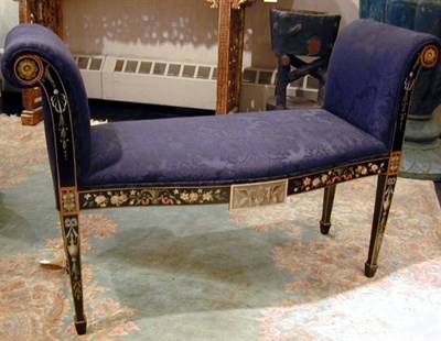 Lot 682 - Regency Style Painted Bench