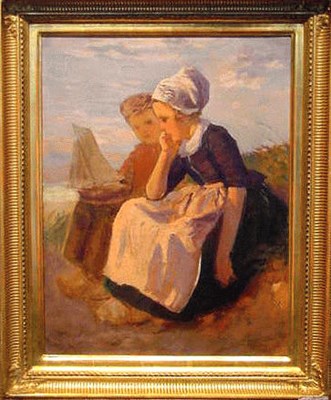 Lot 48 - Edmond Louyot German, 1861-1909 THE TOY...