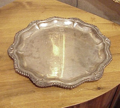 Lot 337A - Sterling Silver Tray Approximately 33 ounces.