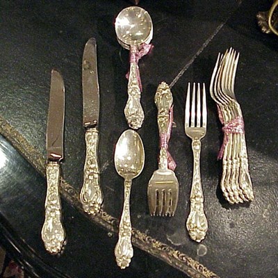 Lot 339A - Sterling Silver Partial Flatware Service...