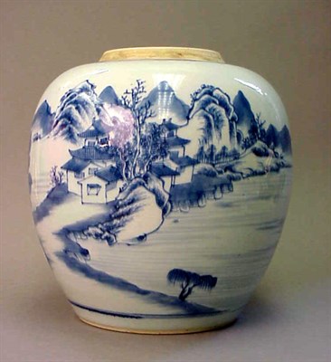 Lot 231 - Well Painted Chinese Blue and White Porcelain...