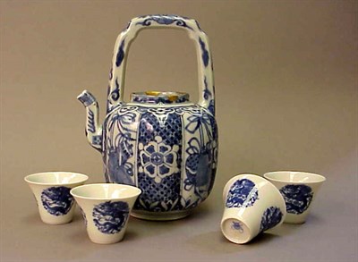 Lot 223 - Set of Four Chinese Blue and White Porcelain...