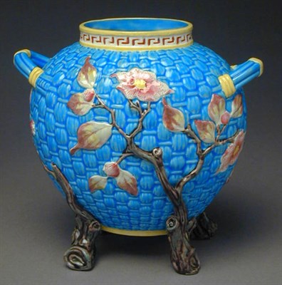 Lot 888 - Two Royal Worcester Gilt-Decorated Two-Handled...