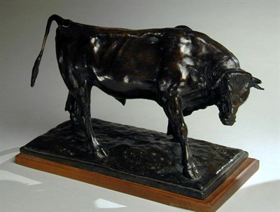 Lot 719 - Bronze Figure of a Bull After a model by Harry...