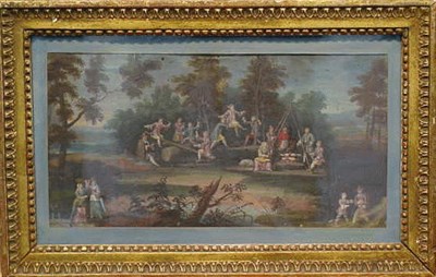 Lot 166 - Continental School 18th Century REVELERS IN...