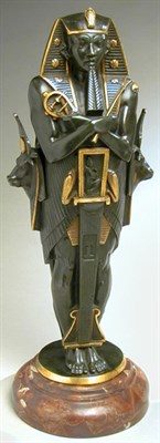 Lot 438 - Gilt and Patinated Bronze Figure of an...