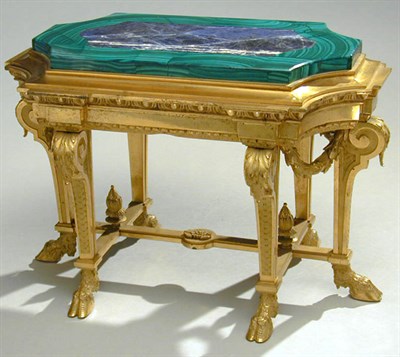Lot 436 - Louis XVI Style Gilt-Bronze Miniature Table...