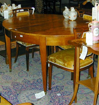 Lot 607 - Louis XVI Style Walnut Dining Table With an...