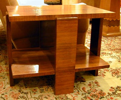 Lot 754 - Art Deco Fruitwood Side Table