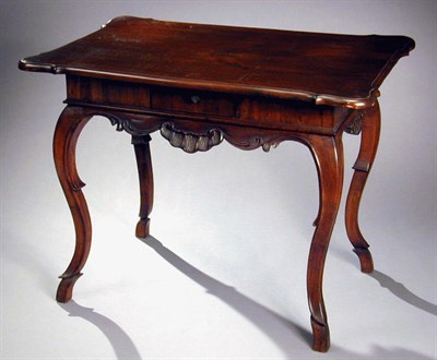 Lot 304 - Provincial Louis XV Walnut Side Table The...