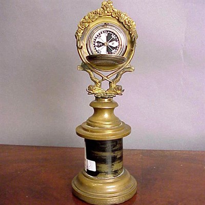 Lot 288A - Empire Style Gilt and Patinated-Bronze Watch...
