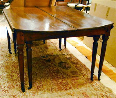 Lot 545 - Louis XVI Mahogany Extension Dining Table The...