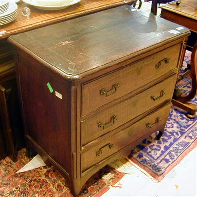 Lot 461 - Provincial Louis XV Style Parquetry Inlaid Oak...