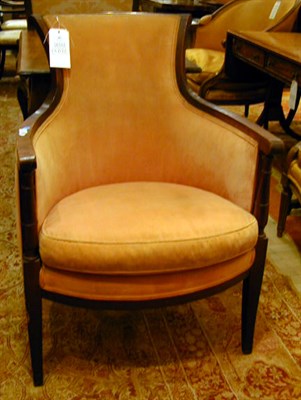 Lot 583 - Directoire Mahogany Bergere Early 19th century...