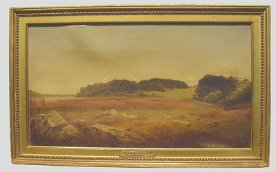 Lot 15 - John Frederick Kensett 1816-1872 LILY POND,...