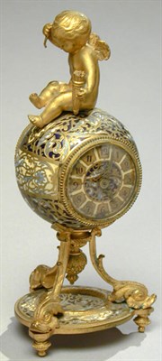 Lot 533 - Louis XV Style Gilt-Bronze and Champleve...