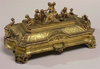 Lot 523 - Napoleon III Gilt-Bronze Inkstand Of...