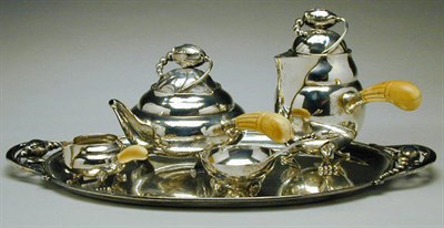 Lot 379 - Georg Jensen Sterling Silver After Dinner Tea...
