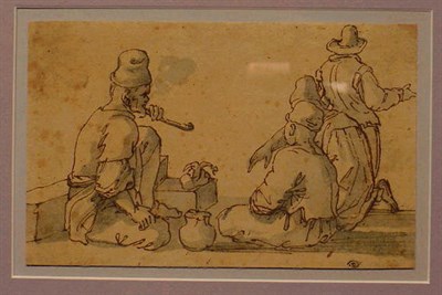 Lot 171 - Attributed to Pieter van Laer FOUR PEASANTS...