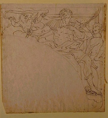 Lot 151 - Roman School 17th Century ALLEGORICAL FIGURE...
