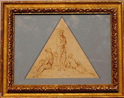 Lot 155 - Circle of Salvatore Rosa FOUR FIGURES ON A...
