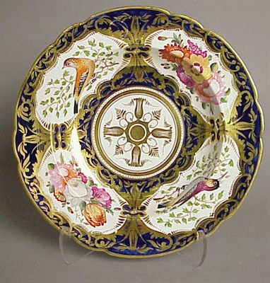 Lot 327 - English Porcelain Partial Dinner Service Early...