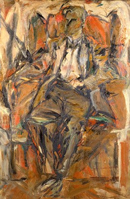 Lot 52 - Elaine de Kooning American, 1920-1989 PORTRAIT...