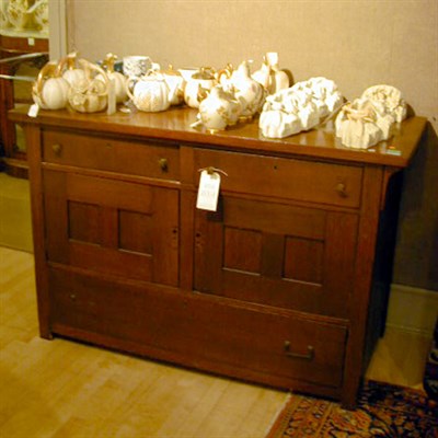 Lot 216 - American Arts and Crafts Desk With a...