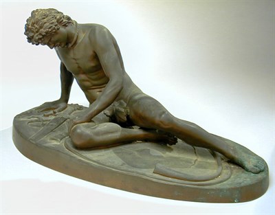 Lot 607 - Bronze Sculpture The Dying Gaul After the...